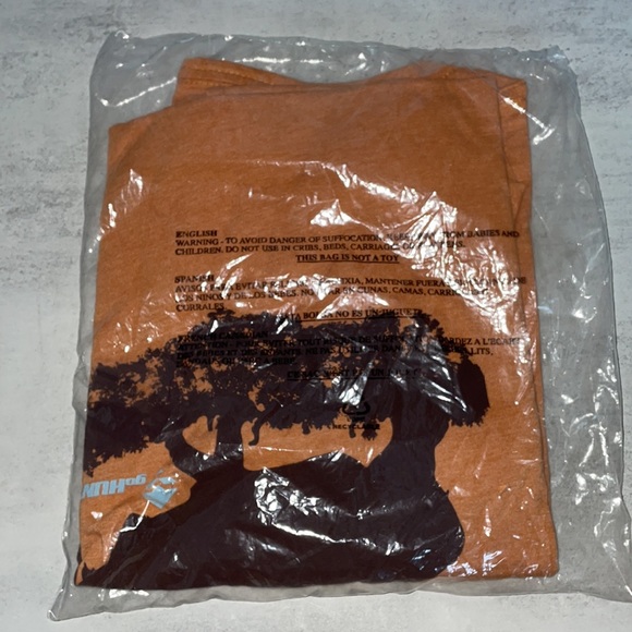 NWT MENS Orange GOHUNT Bugle Call Pumpkin Spice T Shirt - Picture 4 of 6